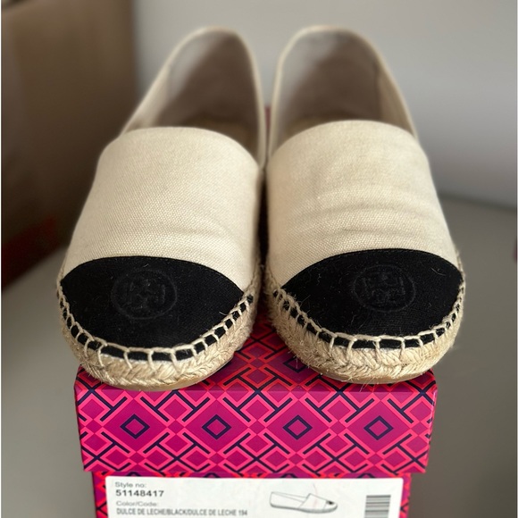Tory Burch Dulce de Leche Canvas Espadrille - Picture 8 of 9